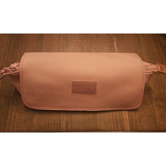 Barefoot Caribou Hair Tools Travel Bag Pink Heat Resistant Interior Pockets - Picture 1 of 6